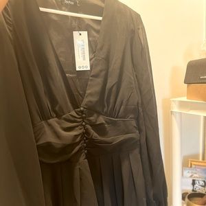 Long sleeve mini dress